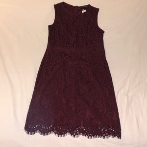 Banana Republic burgundy dress